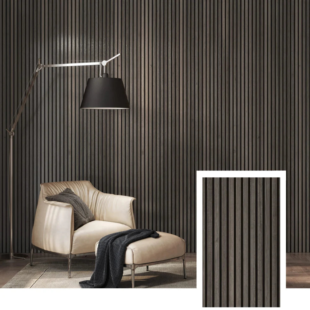 Elyra™ Akustiklamellenplatte – Rauchereiche (2,7 m × 1,10 m)